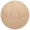 Kawaii Cute Grumpy Meh Face Unfinished Craft Wood Holiday Christmas Tree DIY Pre-Drilled Ornament